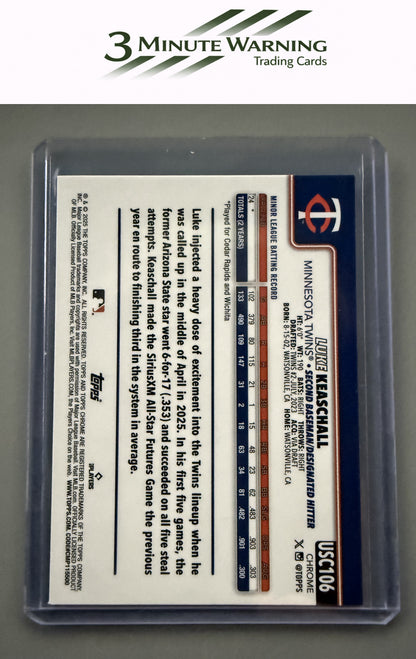 2025 Topps Chrome Update #USC106 Luke Keaschall