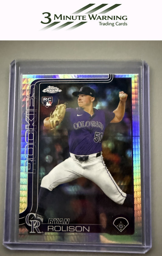 2025 Topps Chrome Update #USC123 Ryan Rolison Prism Refractor