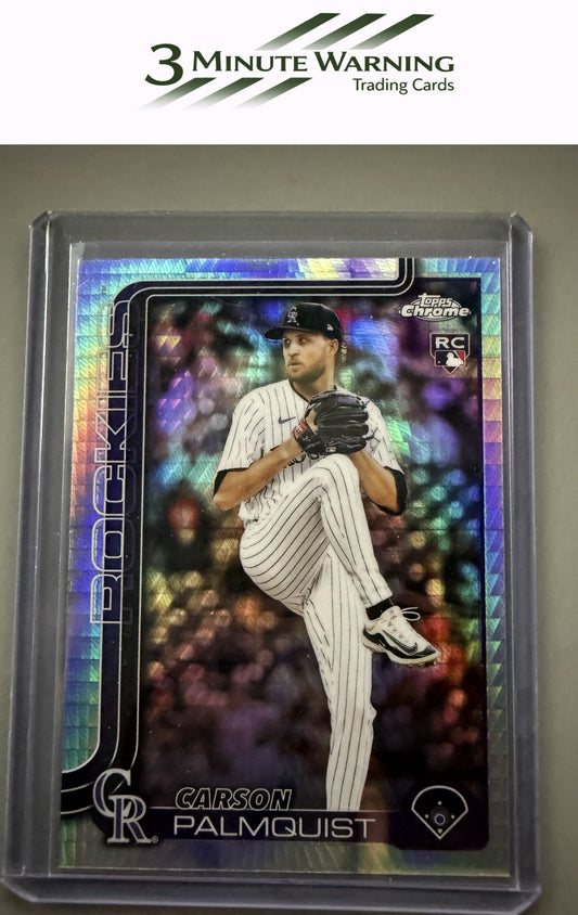 2025 Topps Chrome Update #USC173 Carson Palmquist Prism Refractor