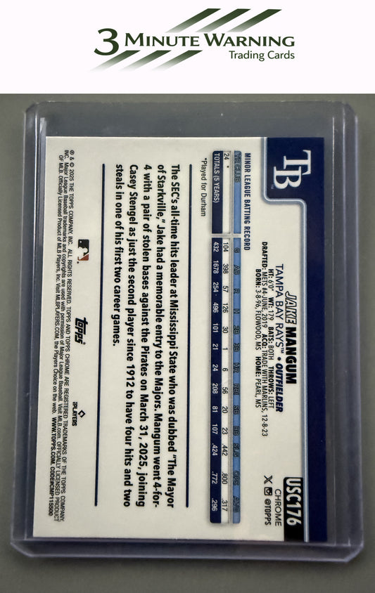 2025 Topps Update #US306 Jake Mangum
