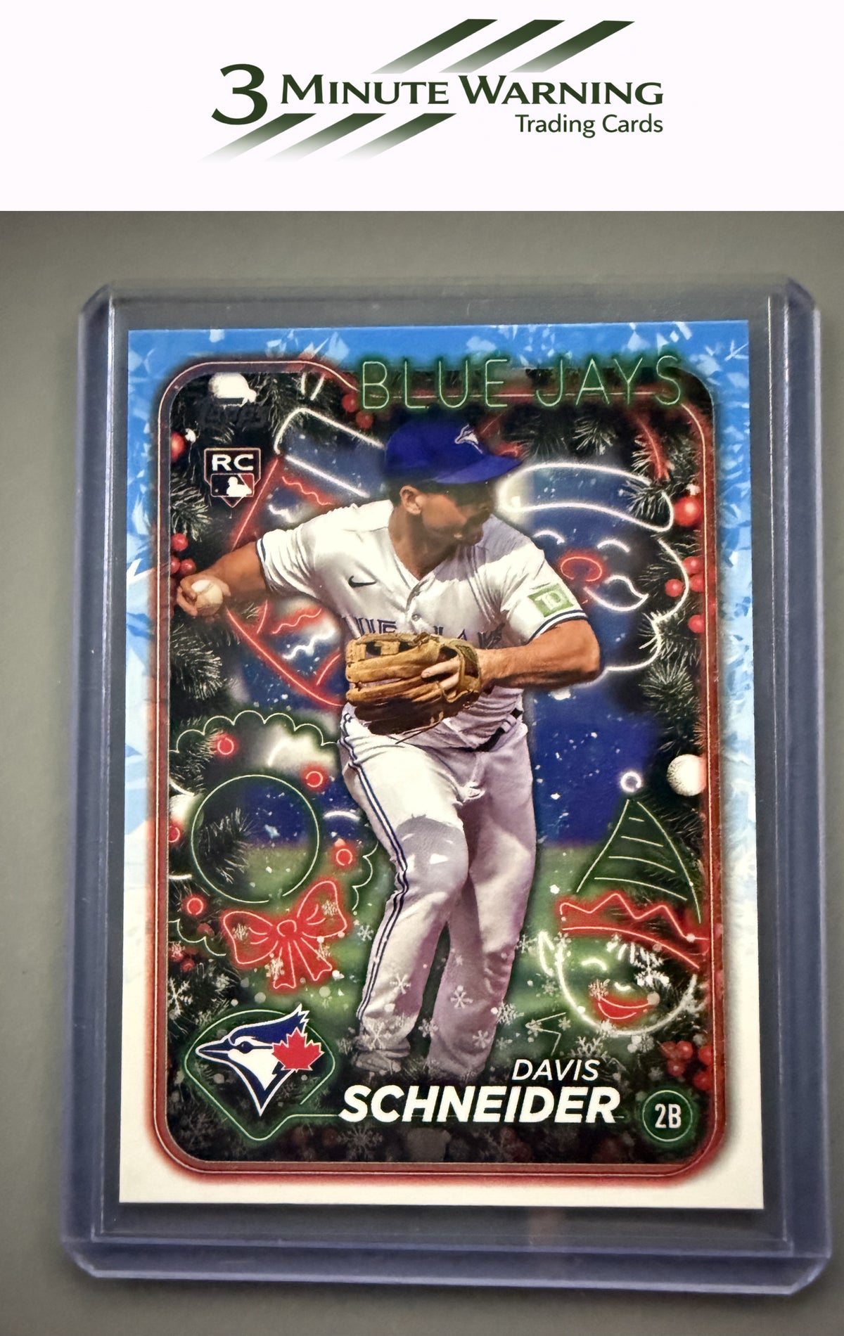 2024 Topps Holiday #H132 Davis Schneider