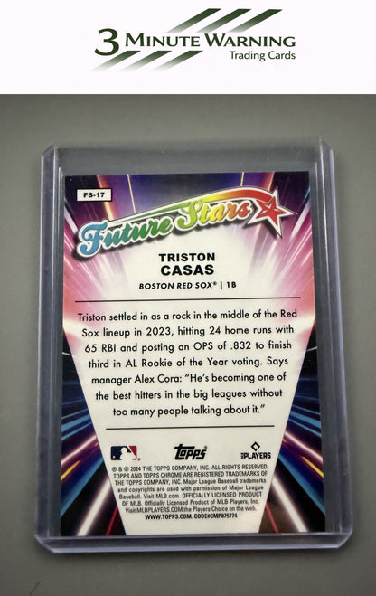 2024 Topps Chrome #FS-17 Triston Casas Future Stars