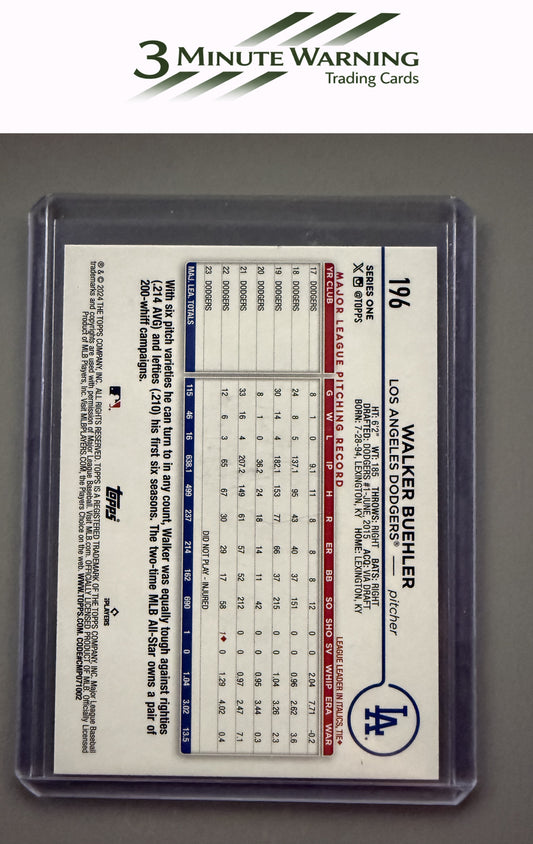2024 Topps #196 Walker Buehler