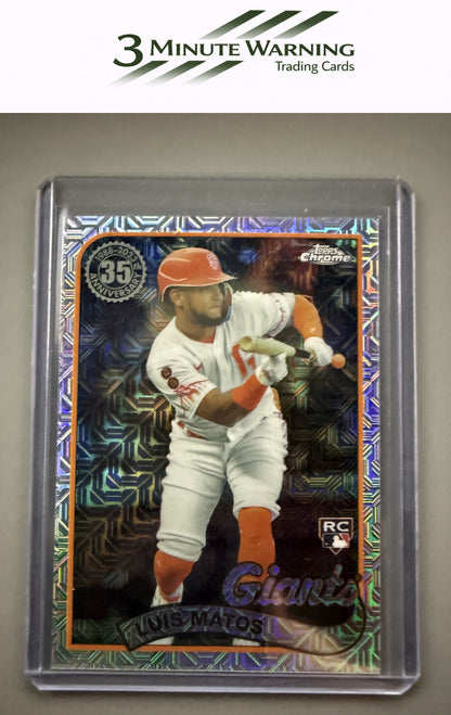 2024 Topps #T89C-30 Luis Matos 1989 Topps Baseball 35th Anniversary Chrome