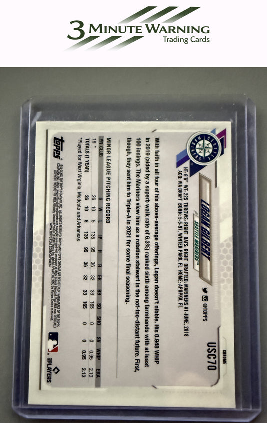 2021 Topps Chrome Update #USC70 Logan Gilbert
