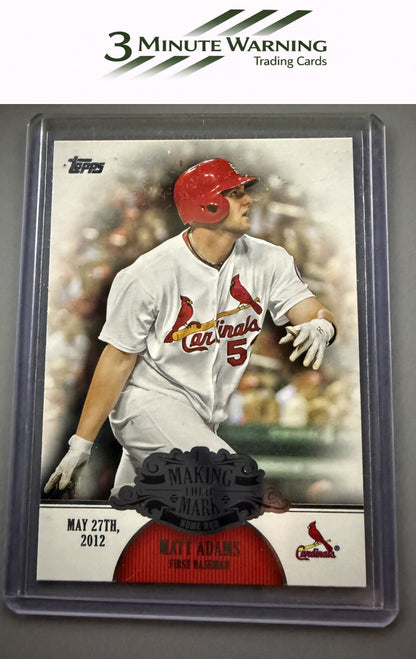 2013 Topps Update #MM-37 Matt Adams Making Their Mark