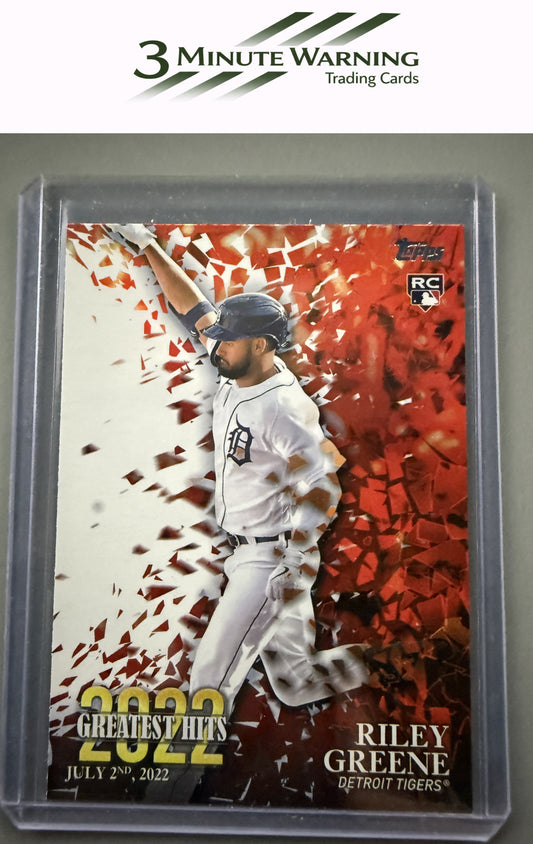 2023 Topps #22GH-10 Riley Greene 2022 Greatest Hits