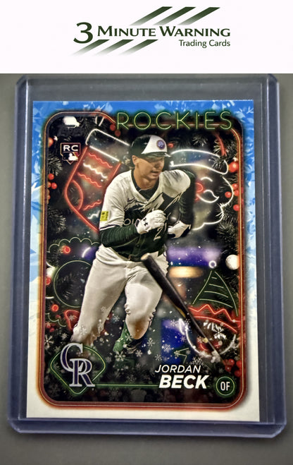2024 Topps Holiday #H64 Jordan Beck