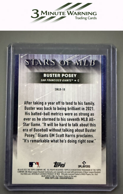 2022 Topps #SMLBC-18 Buster Posey Stars of MLB Chrome