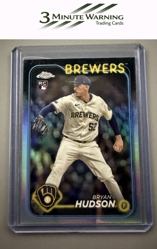 2024 Topps Chrome Update #USC169 Bryan Hudson Refractor