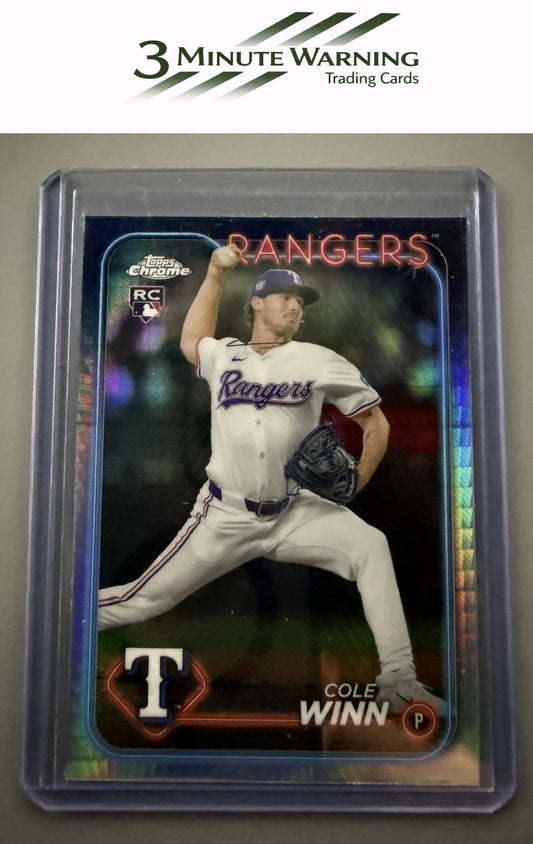 2024 Topps Chrome Update #USC80 Cole Winn Prism Refractor