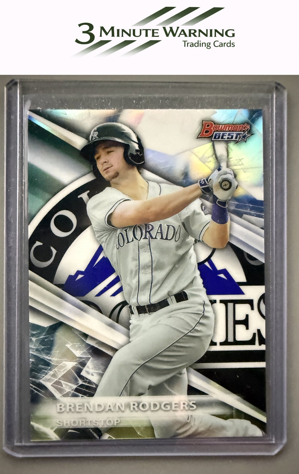 2016 Bowman's Best #TP-2 Brendan Rodgers Top Prospects Refractor