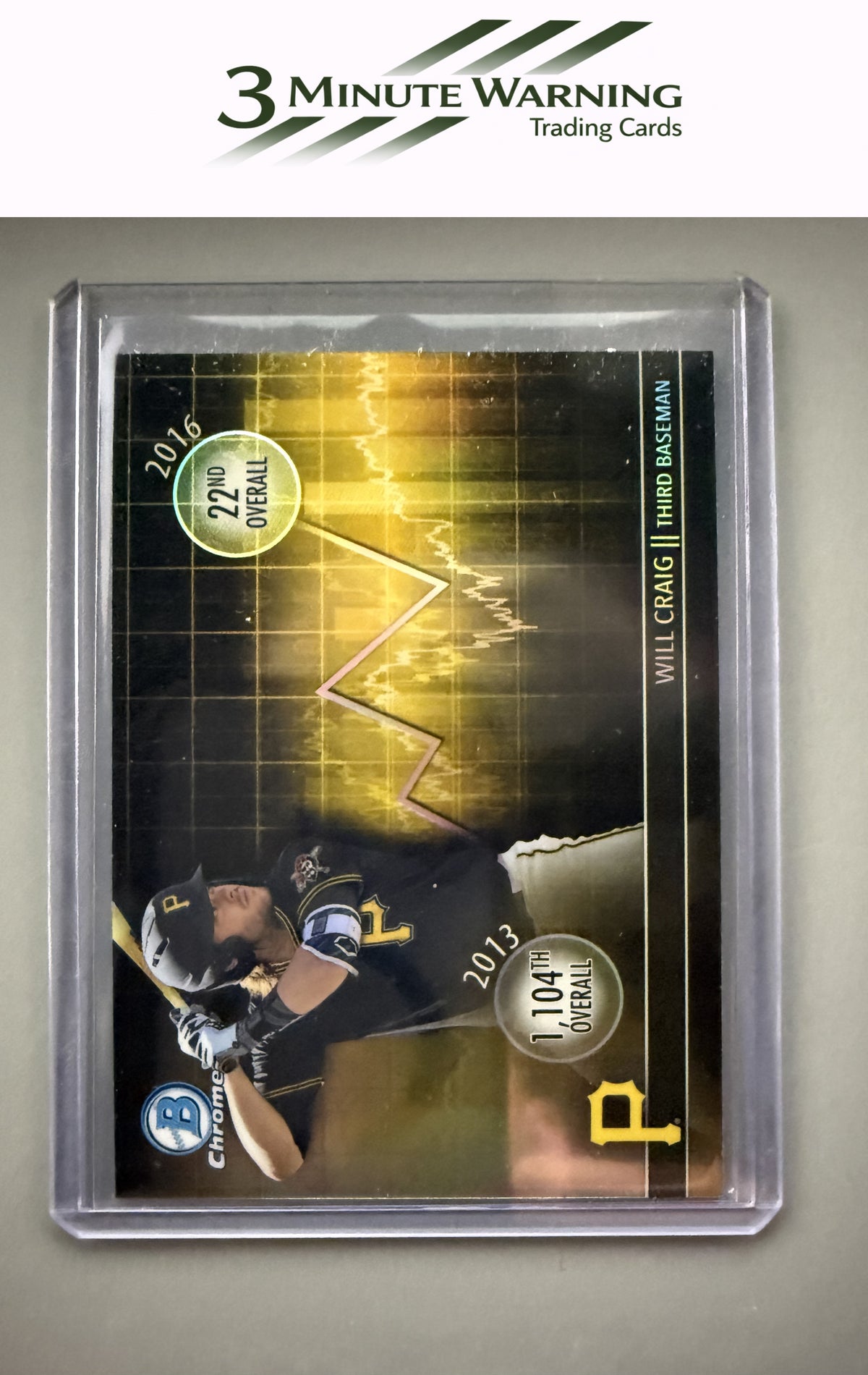 2016 Bowman Draft #DD-WC Will Craig Draft Dividends