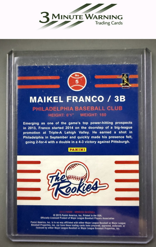 2015 Donruss #5 Maikel Franco The Rookies