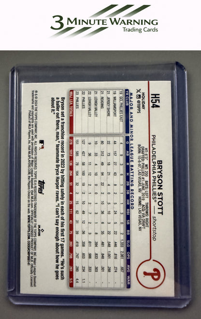 2024 Topps Holiday #H54 Bryson Stott