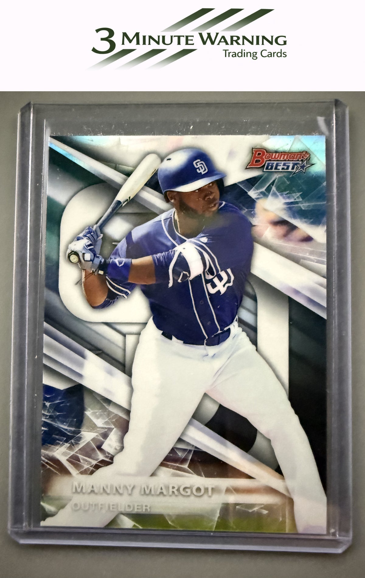 2016 Bowman's Best #TP-17 Manuel Margot Top Prospects Refractor