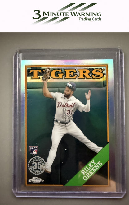 2023 Topps Chrome #88BC-5 Riley Greene 1988 Topps Baseball 35th Anniversary