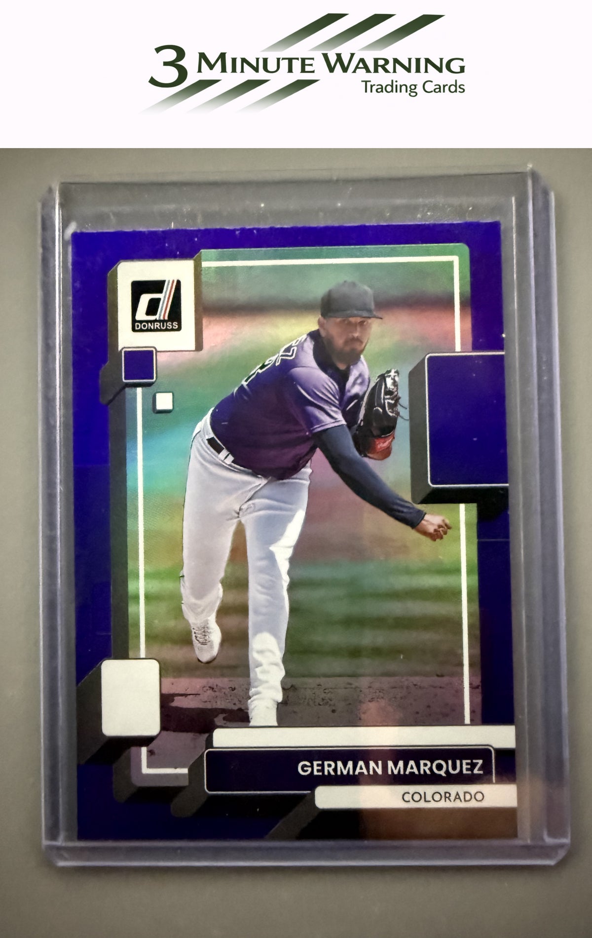 2022 Donruss #190 German Marquez Holo Purple