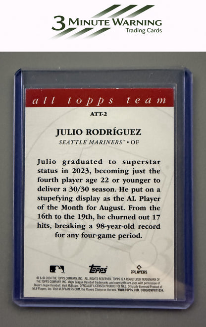 2024 Topps #ATT-2 Julio Rodríguez 2023 All Topps Team