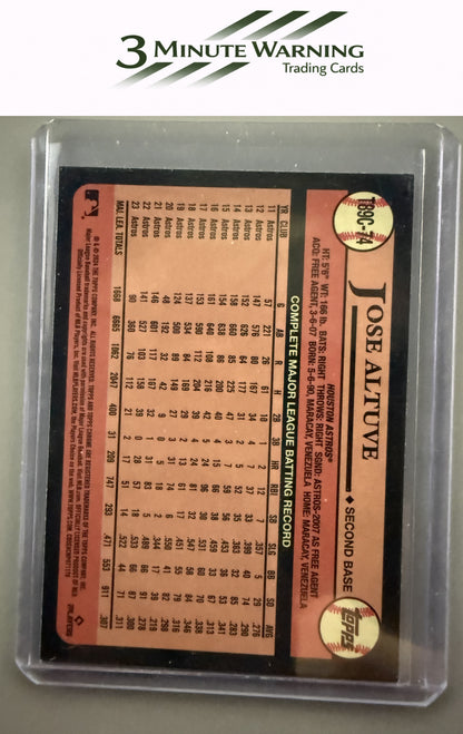 2024 Topps #T89C-74 Jose Altuve 1989 Topps Baseball 35th Anniversary Chrome