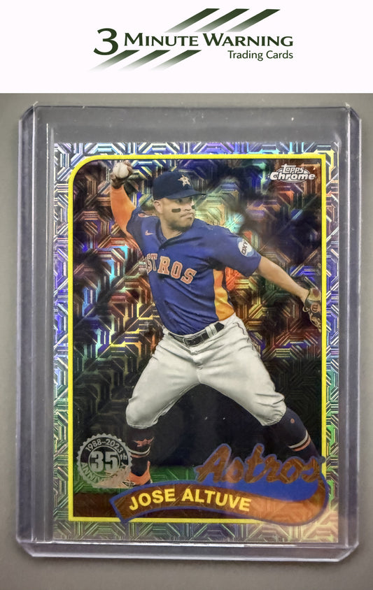 2024 Topps #T89C-74 Jose Altuve 1989 Topps Baseball 35th Anniversary Chrome