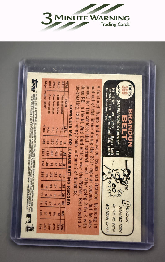 2015 Topps Heritage #369 Brandon Belt