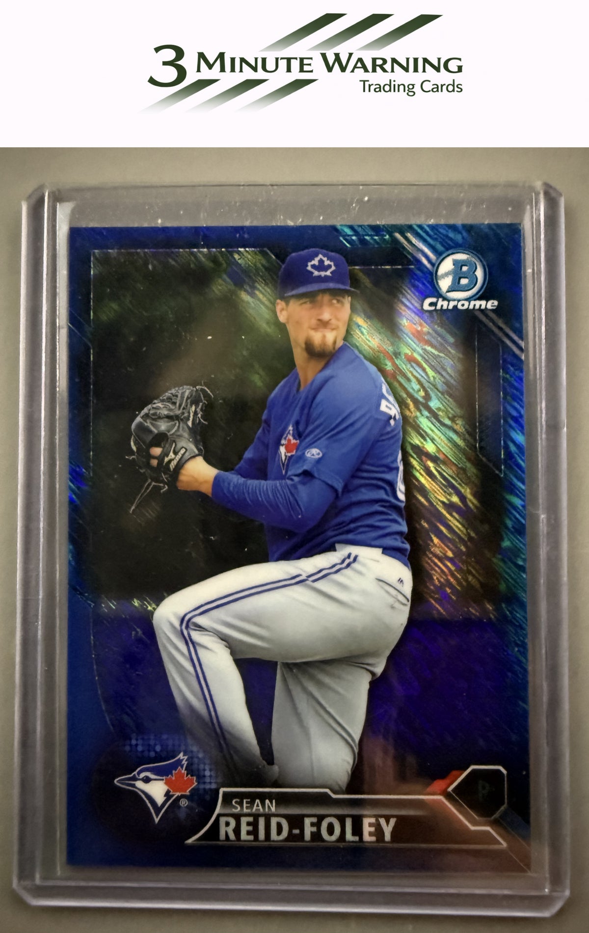 2016 Bowman Chrome #BCP224 Sean Reid-Foley Prospects Blue Shimmer