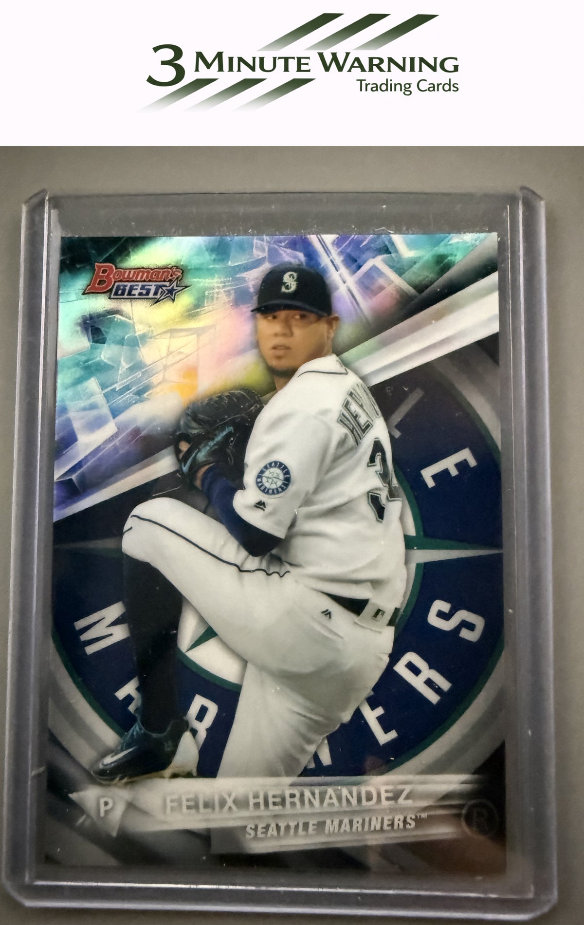 2016 Bowman's Best #62 Felix Hernandez Refractor