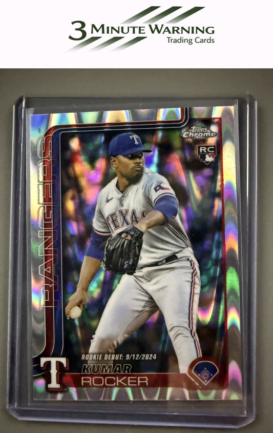 2025 Topps Chrome Update #USC160 Kumar Rocker RayWave Refractor