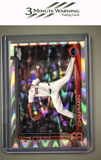 2025 Topps Chrome Update #USC191 Aroldis Chapman RayWave Refractor