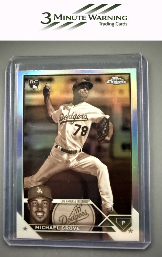 2023 Topps Chrome #22 Michael Grove Sepia Refractor