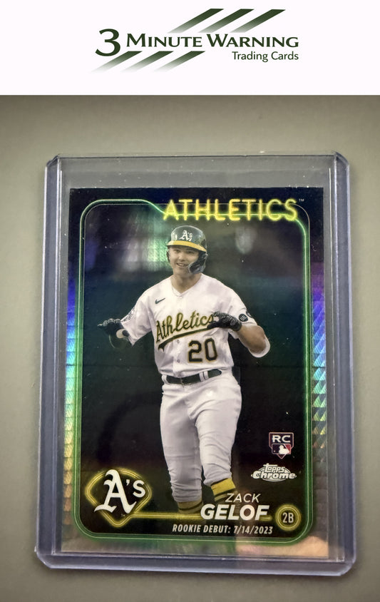 2024 Topps Chrome Update #USC40 Zack Gelof Prism Refractor