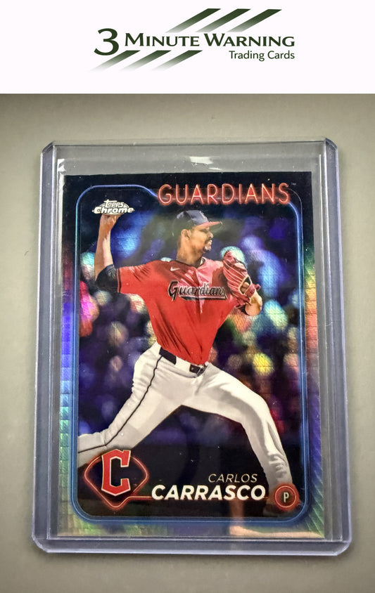 2024 Topps Chrome Update #USC4 Carlos Carrasco Prism Refractor