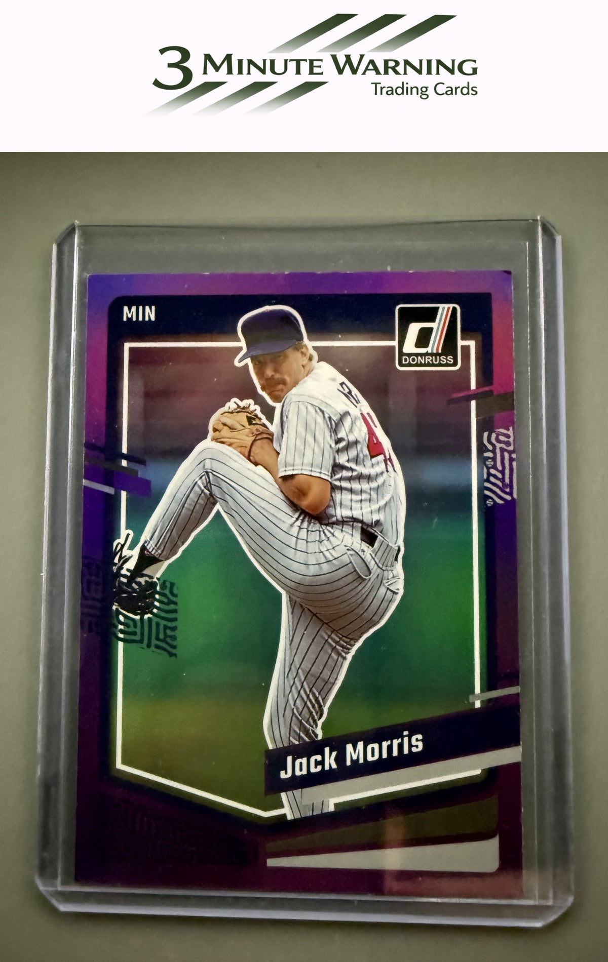 2023 Donruss #172 Jack Morris Holo Purple