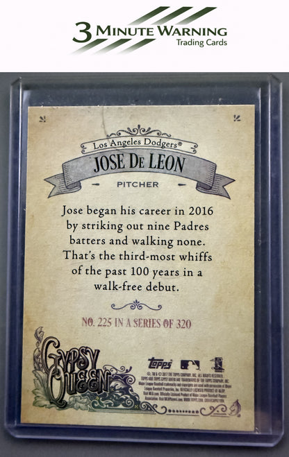 2017 Topps Gypsy Queen #225 Jose De Leon Green