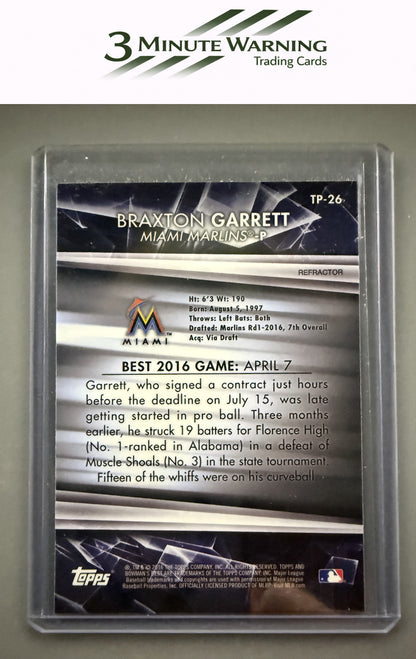 2016 Bowman's Best #TP-26 Braxton Garrett Top Prospects