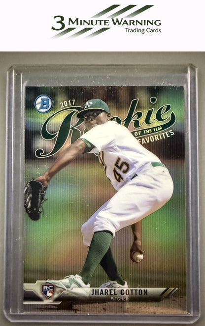 2017 Bowman #ROYF-15 Jharel Cotton Rookie of the Year Favorites