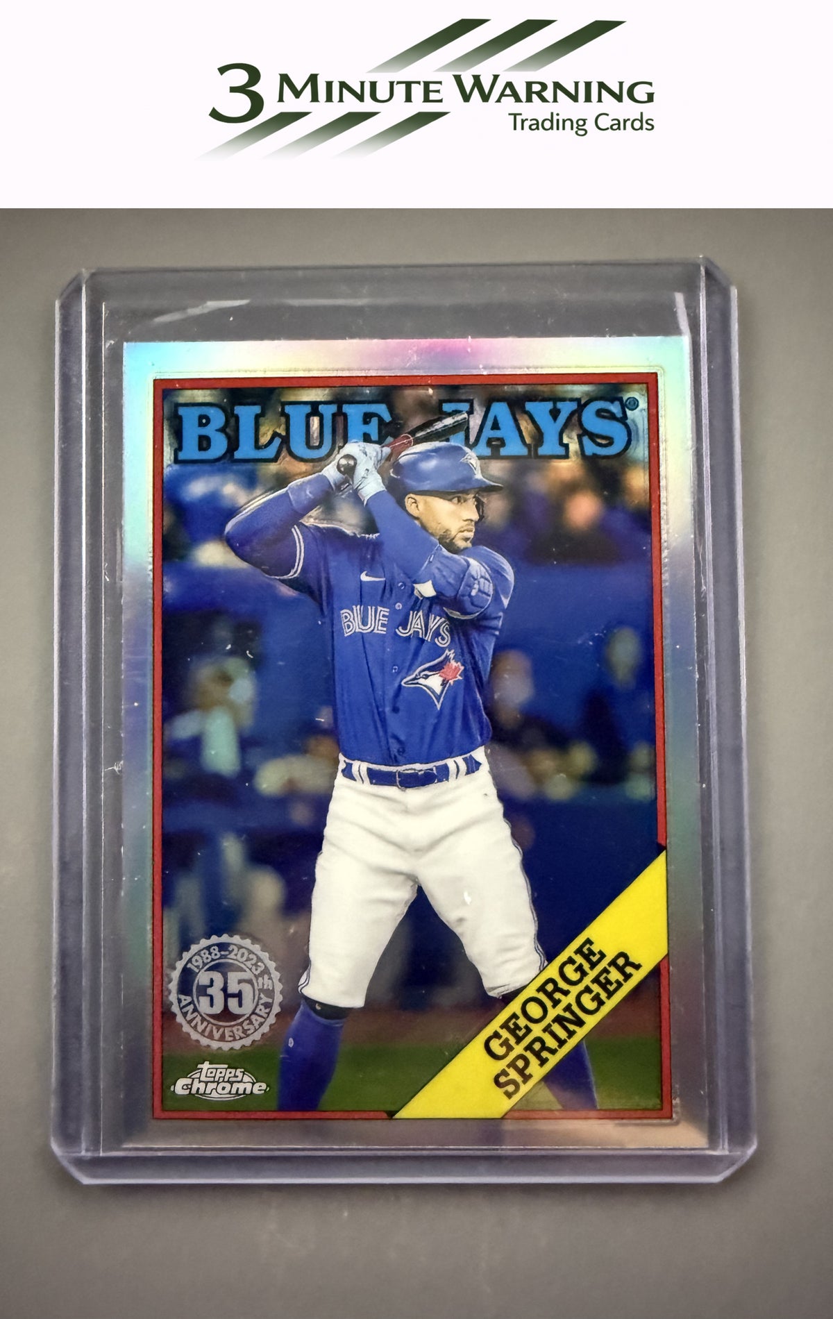 2023 Topps Chrome #88BC-19 George Springer 1988 Topps Baseball 35th Anniversary