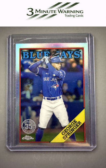 2023 Topps Chrome #88BC-19 George Springer 1988 Topps Baseball 35th Anniversary