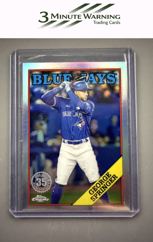 2023 Topps Chrome #88BC-19 George Springer 1988 Topps Baseball 35th Anniversary
