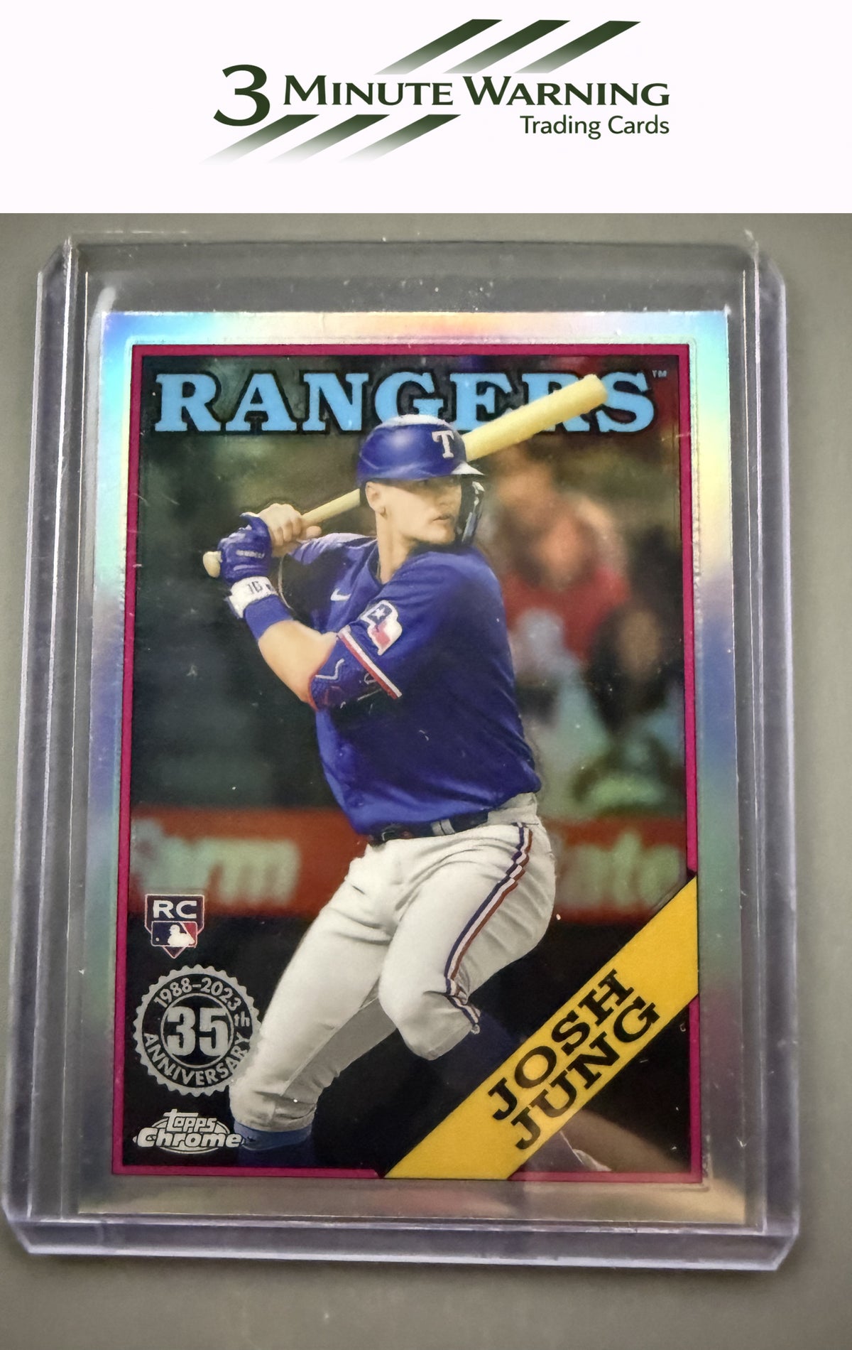 2023 Topps Chrome #88BC-15 Josh Jung 1988 Topps Baseball 35th Anniversary