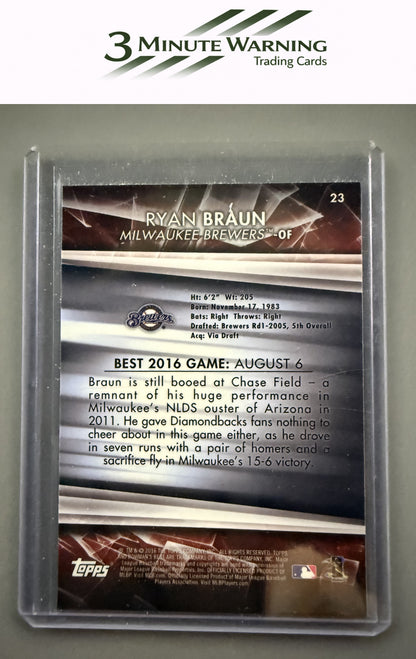 2016 Bowman's Best #23 Ryan Braun