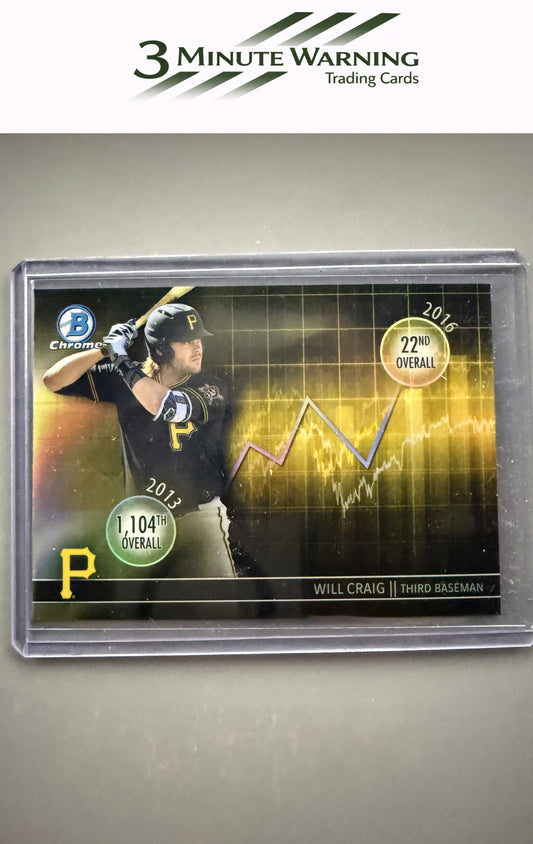 2016 Bowman Draft #DD-WC Will Craig Draft Dividends
