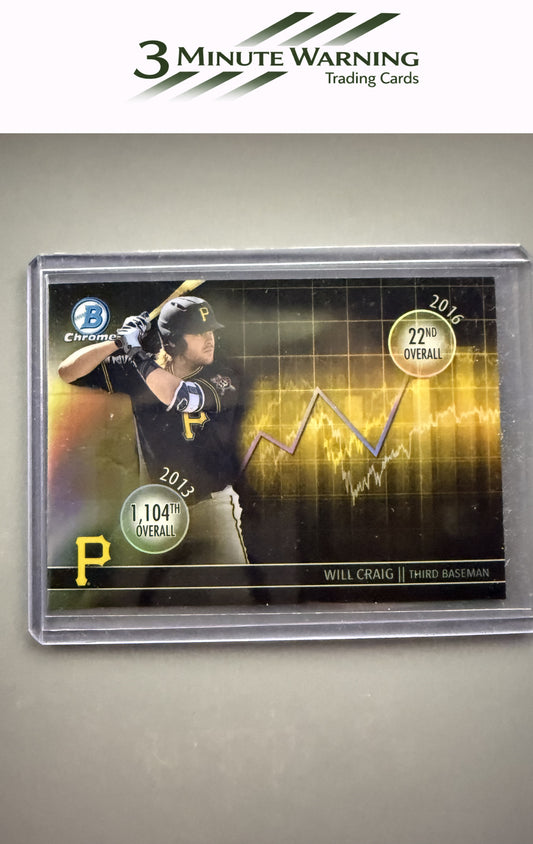 2016 Bowman Draft #DD-WC Will Craig Draft Dividends
