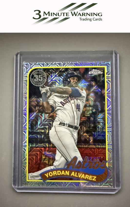 2024 Topps #T89C-84 Yordan Alvarez 1989 Topps Baseball 35th Anniversary Chrome