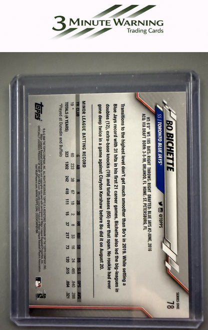 2020 Topps #78 Bo Bichette
