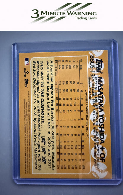 2023 Topps Update #88US-13 Masataka Yoshida 1988 Topps Baseball 35th Anniversary