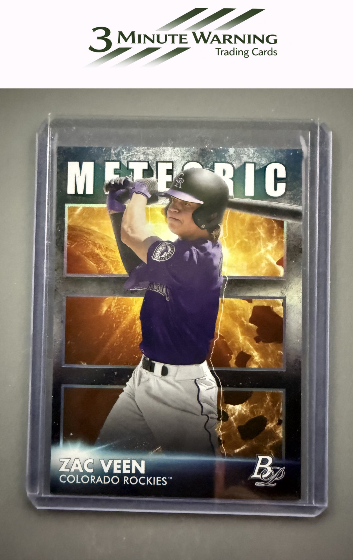 2021 Bowman Platinum #MET-6 Zac Veen Meteoric