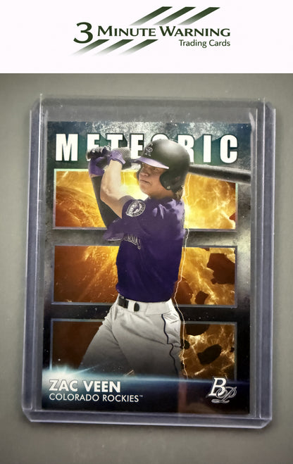 2021 Bowman Platinum #MET-6 Zac Veen Meteoric