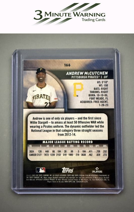 2025 Stadium Club #166 Andrew McCutchen